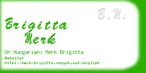 brigitta merk business card